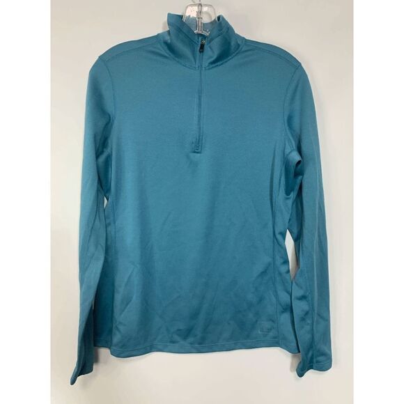 Rei Womens Jacket Polartec Quarter Zip Blue Medium - Picture 1 of 7